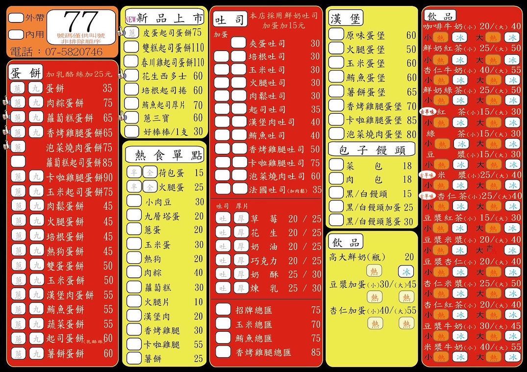 蛋餅王 Omelet King‧左營大路最夯，創意十足傳統古早味粉漿蛋餅，不可錯過蔥三寶