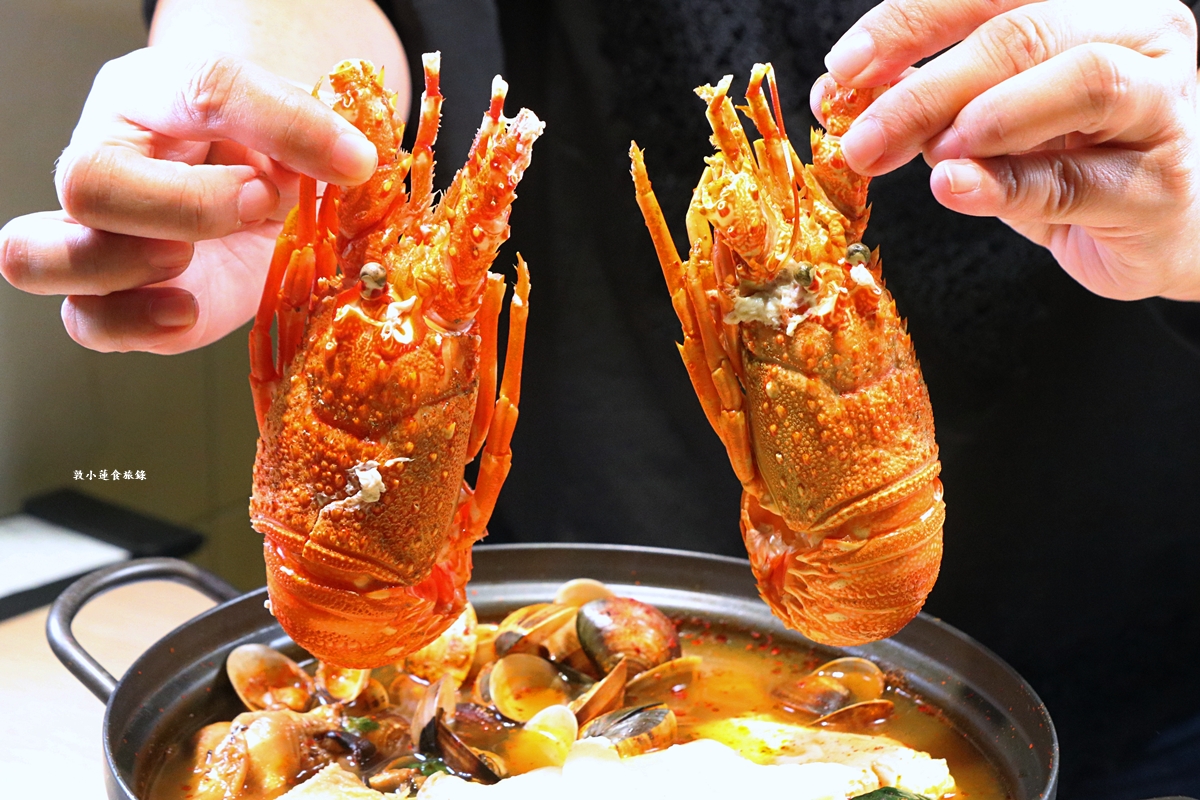 玫瑰私藏＆一日三餐‧巷弄中超低調的家庭韓式料理，不用300元就能吃到200g的龍蝦豆腐個人鍋，份量極多平價聚餐首選!!