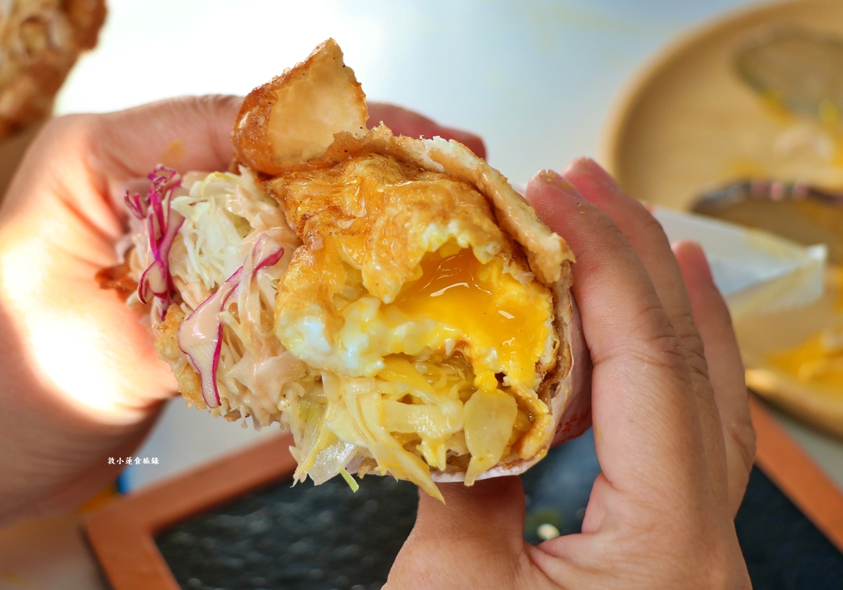 竹力亭 台南復國總店‧雞排炸蛋沙拉蔥油餅，超夯超狂排隊下午茶，在地人最推的午茶點心!!!